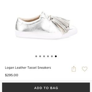 Loeffler Randall metallic sneakers size 7.5!